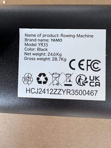 YAMO Rowing Machine for Home Water Rower with LCD Display Water Resistance Row Machine with 150 Kg Weight Capacity Rowing Machines with 44 Days Kinomap App Membership