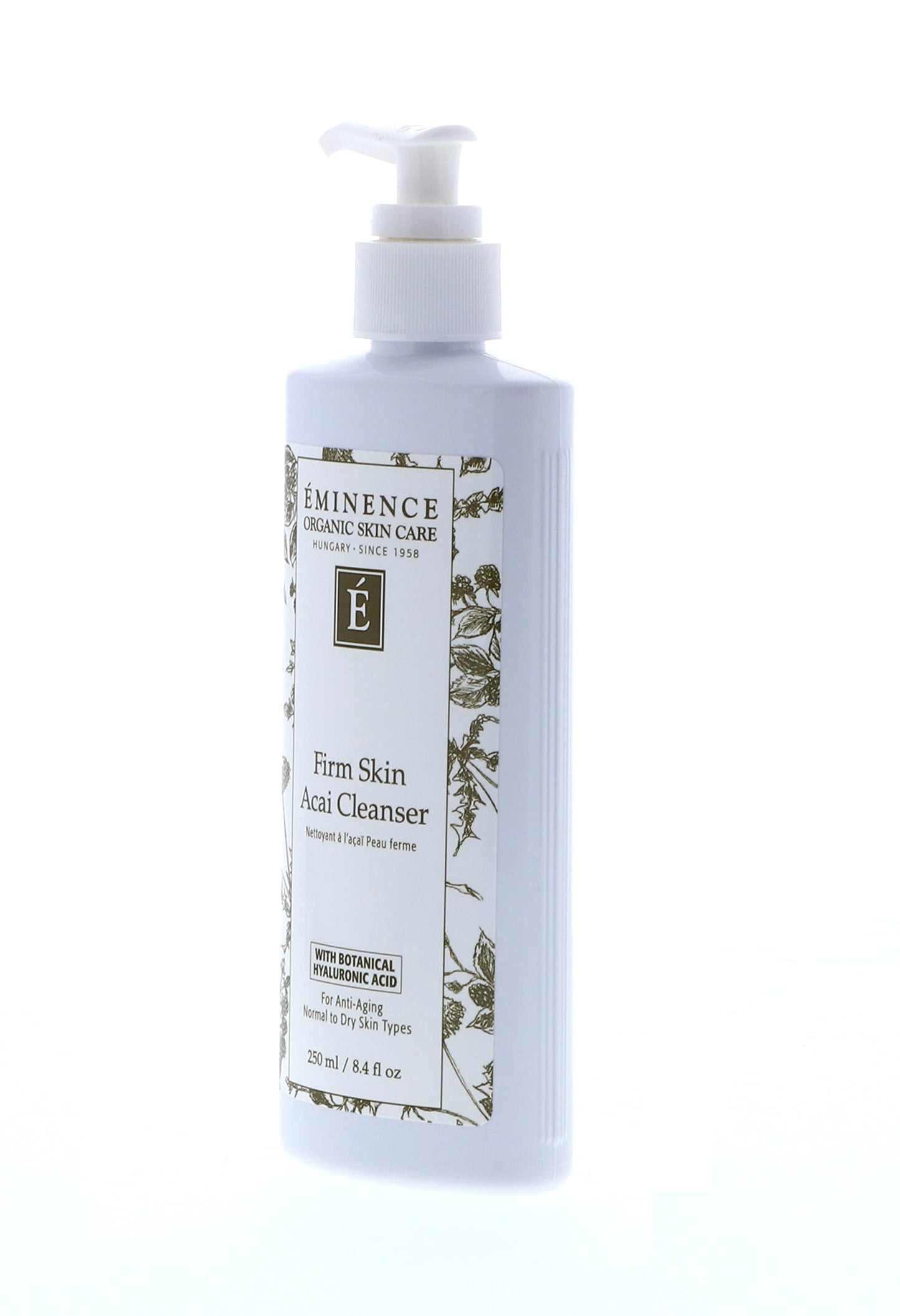 Eminence Organic Skincare Firm Skin Acai Cleanser with Hyaluronic Acid, 8.4 Ounce