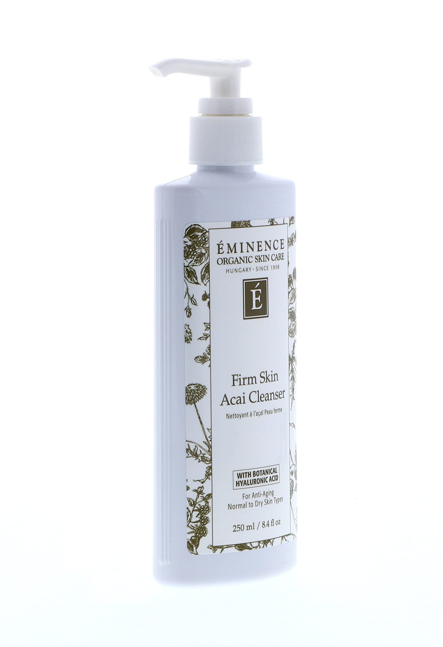 Eminence Organic Skincare Firm Skin Acai Cleanser with Hyaluronic Acid, 8.4 Ounce