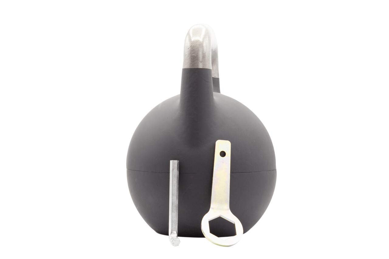 Kettlebell Kings Adjustable Competition Kettlebell - Adjustable Weight from 26 lb to 70 lb - Includes 7 Weight Plates for Strength Training at Home or Gym - Durable Steel Shell for Long-Lasting Use