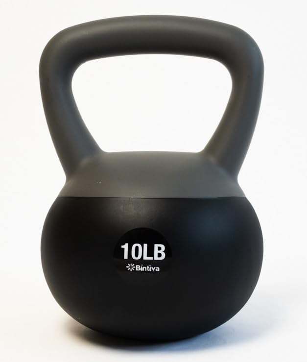 bintiva Soft Kettlebells - Sea and Iron Sand Filled Weights for Women and Men - Color Coded Kettle Bell Sets …
