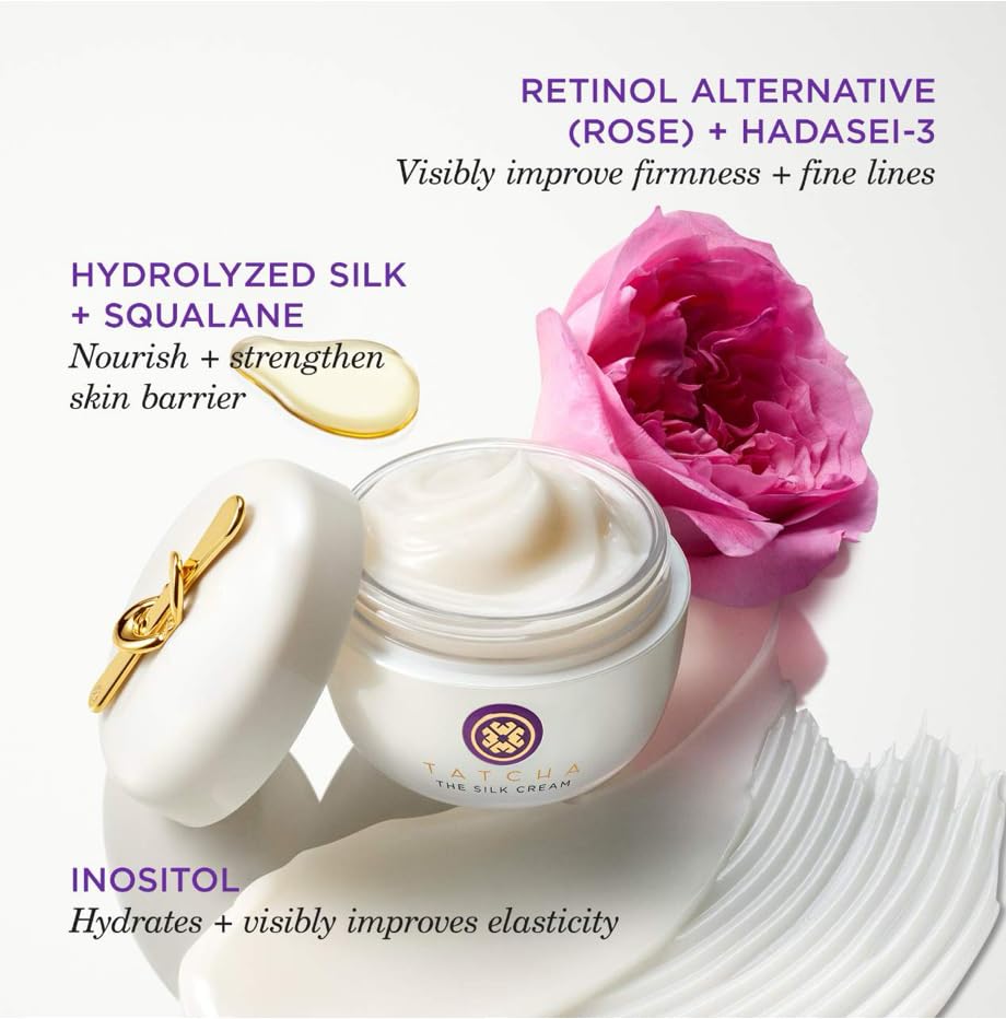 TATCHA The Silk Cream: Weightless Moisturizing and Firming Cream for Combo to Dry Skin (50 ml / 1.7 oz)