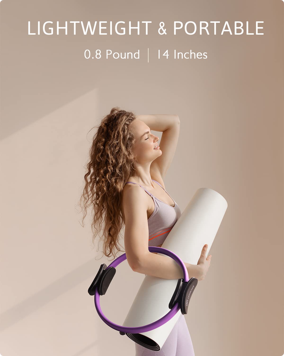 LIONSCOOL Pilates Ring Set (Purple)