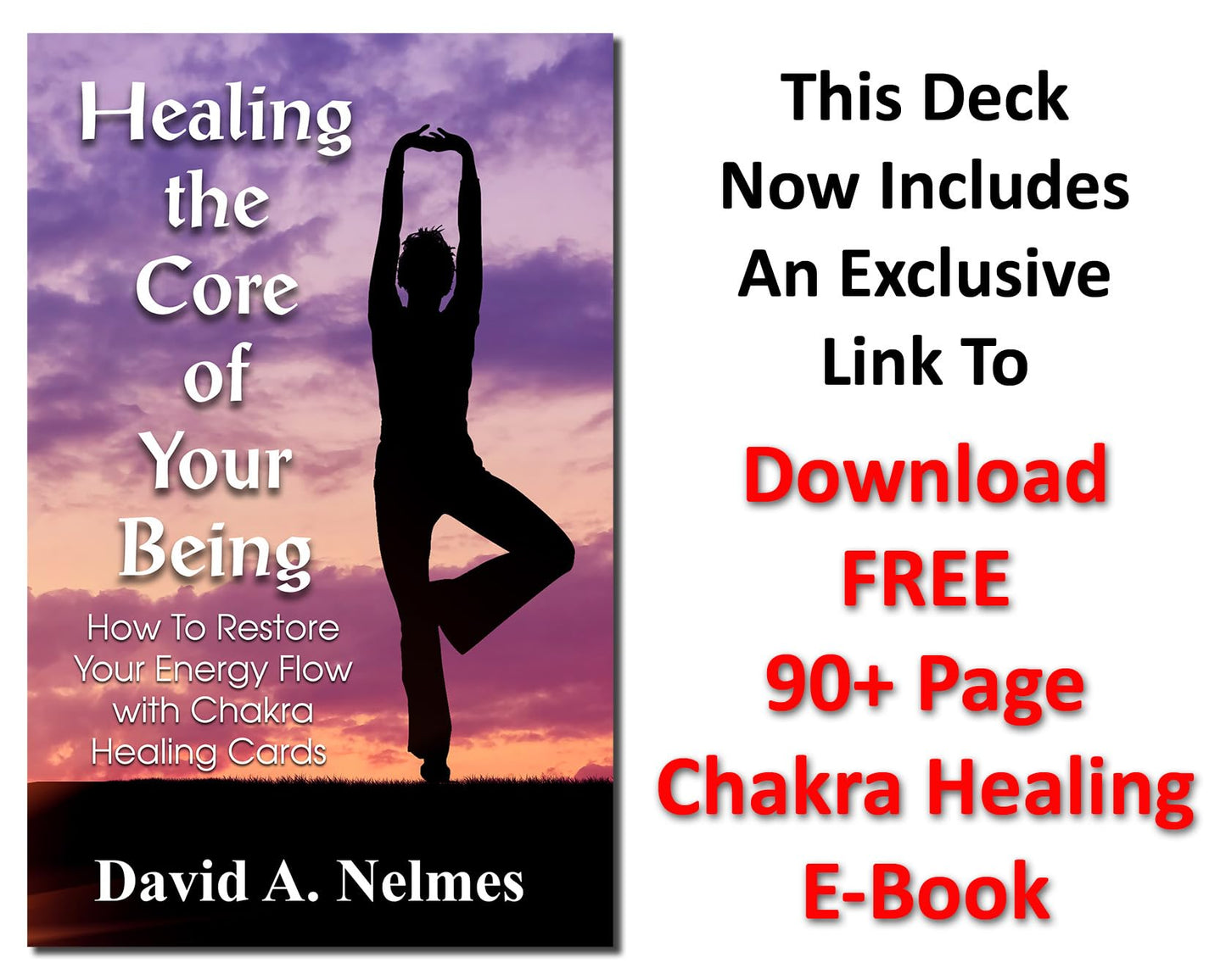 Deck of Chakra Healing Cards Helps Restore and Balance Your Energy with Meditations, Affirmations, Chakras Chart, Aromatherapy, Essential Oils, Reiki Symbols, Hand Mudras - (18) 4"x6" 2-Sided Cards