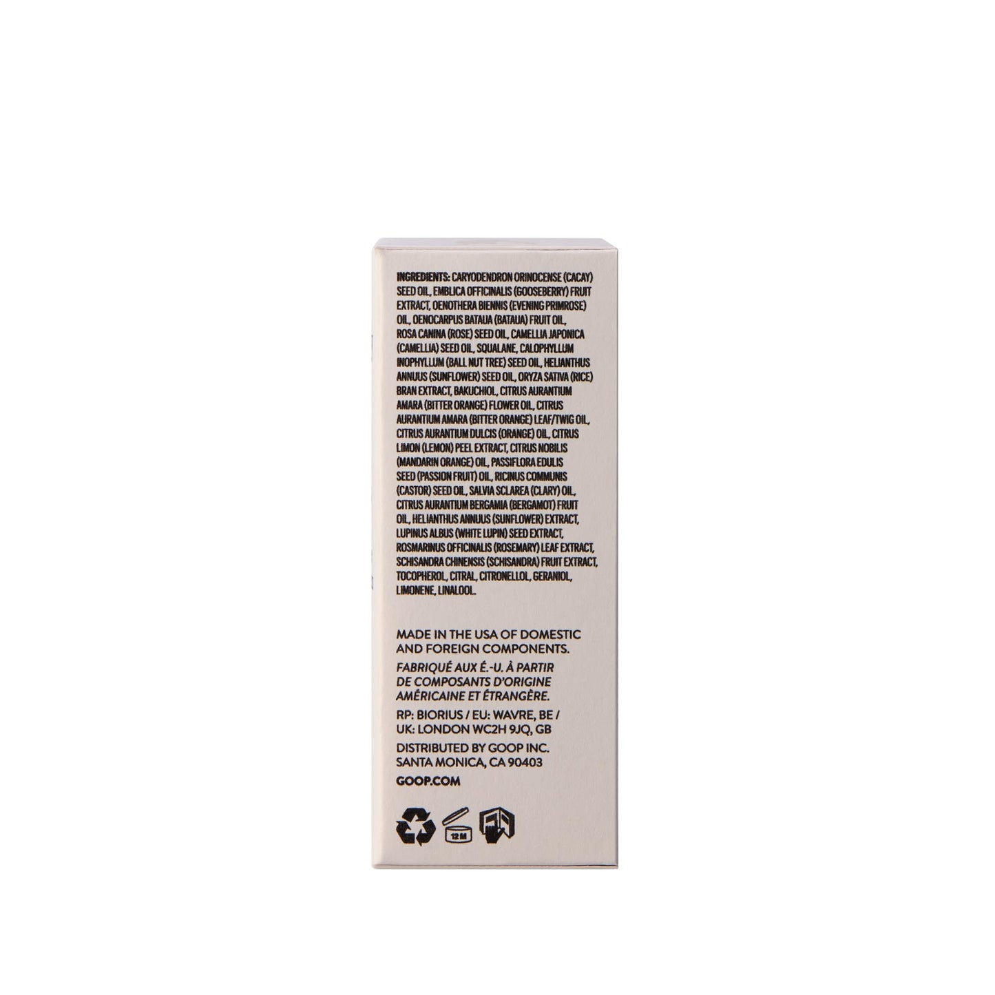 goop Beauty Nutrient Face Oil | Anti Aging Moisturizer for Smooth Skin Texture & Wrinkles | Bakuchiol, Cacay, & Organic Amla | 1 fl oz