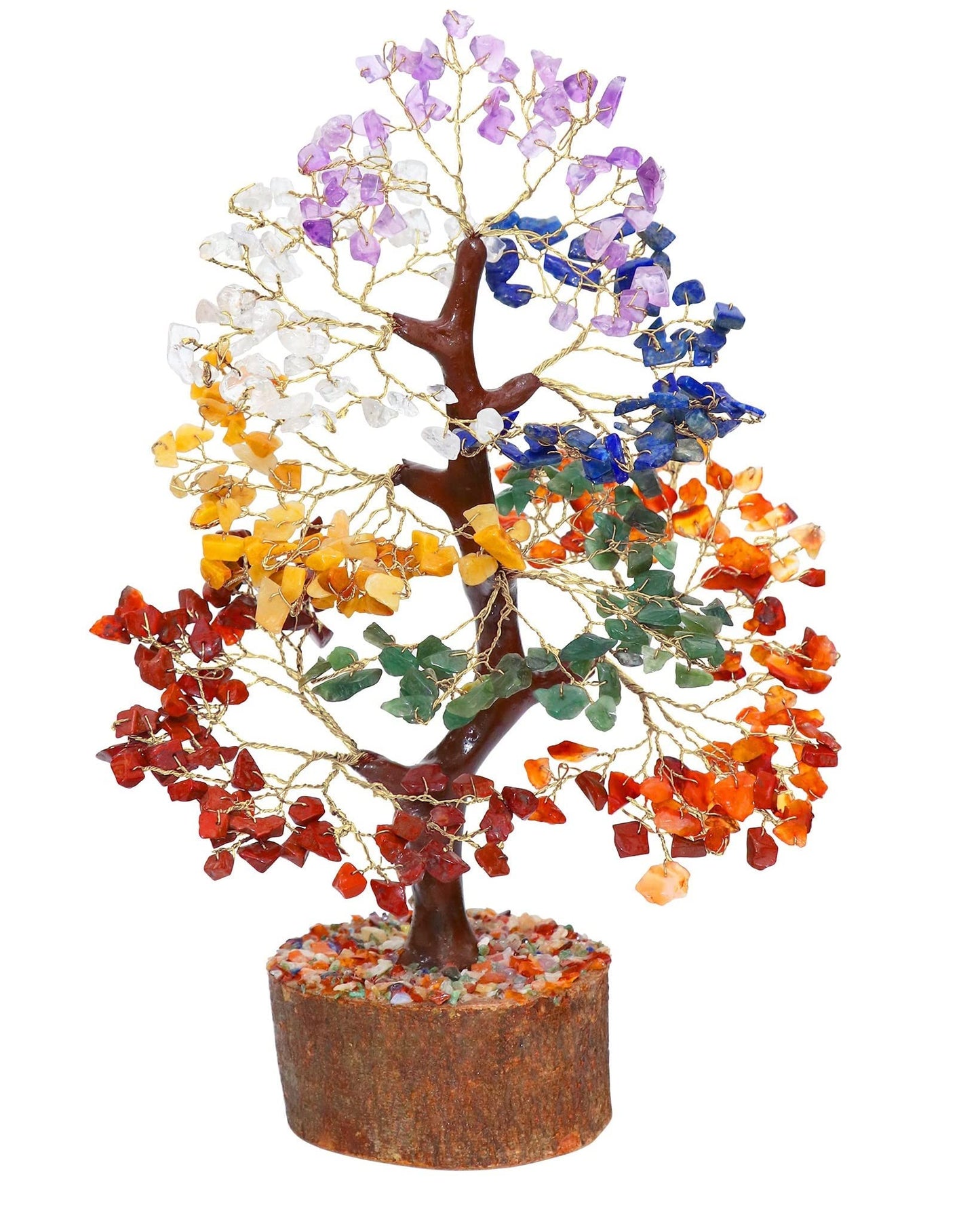Seven Chakra Crystal Tree Birthday Gifts for Women, Healing Crystal Tree of Life Sister Birthday Gifts Room & Home Decor Gift for Mom Her Positive Energy New Home House Warming Gift Women Unique