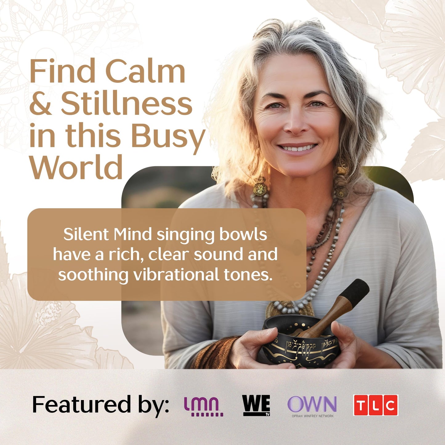 Handmade Tibetan Etched Singing Bowl Set – Sound Bowl & Meditation Bowl with Cushion, Mallet & Guide – Vibrational Healing Instruments – Chakra Healing Tools – Mindfulness Gift Set