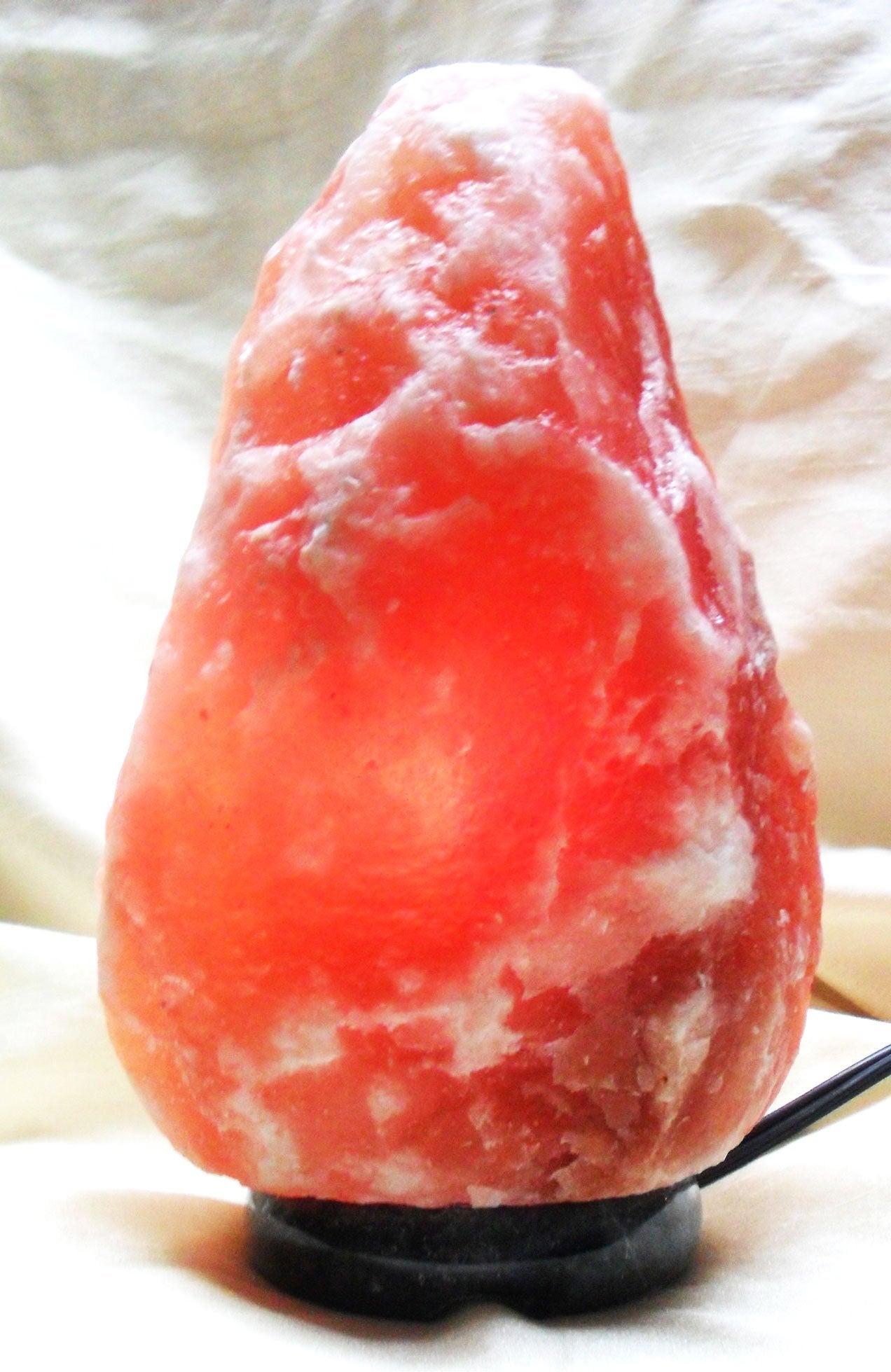 Himalayan Salt Lamp 40-50lbs with On/Off Cord – Extra-Large Hand-Carved Salt Rock Lamp for Home & Office Décor – Majestic, Soothing Ambiance