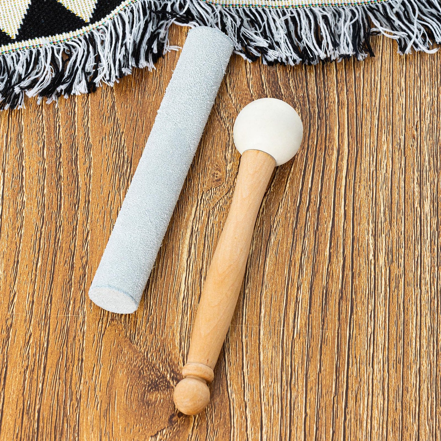 CALM CLANG 8 Inch A Note 432hz Third Eye Chakra Crystal Singing Bowl Healing Pure White with Carrying Case and Rubber Mallet Suede Strikers Oring